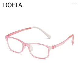 Sunglasses Frames DOFTA Ultralight TR Kids Prescription Eyeglasses Frame 3-8 Old Square Myopia Optical Glasses Children Spectacle 5282