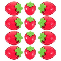 Gift Wrap 12pcs Strawberry Shape Party Favour Box Candy Containers Shaped Jewellery Boxes Treat Holders