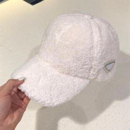2021 Fashion Ball Caps for Mens Women Winter Designer Cashmere Baseball Cap luxury Street Hat Beanies Warm Furry Hats 6 Colors top6009664