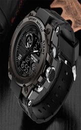 SANDA Brand Wrist Watch Men es Military Army Sport Style Wristwatch Dual Display Male For Clock Waterproof Hours 2201218706477
