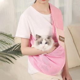 Cat Carriers Messenger Bag Carrier Outing Travel Shoulder Comfortable Breathable Pet Kitten Puppy Supplies Dogs