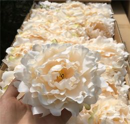 High Quality Silk Peony Flower Heads Wedding Party Decoration Artificial Simulation Silk Peony Camellia Rose Flower Wedding Decora5664376