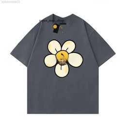 Drawdrew Shirt Bay Mens Designer Face Summer Draw Haikyuu Womens Tee Loose Round Neck Drew Hoodie Floral Hat Small Yellow 201