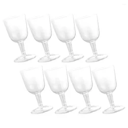 Disposable Cups Straws 8 Pcs Wedding Glasses Cup Plastic Multi-use Beer Mug Bulk Practical