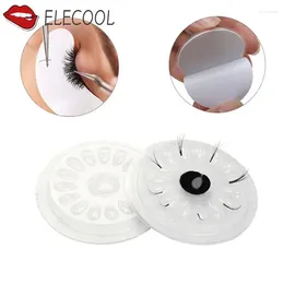 Makeup Brushes Grafting Eyelashes Tool Large With Base Flower Plate Eyelash Glue Tray PVC Gasket Store Practical Hygiene