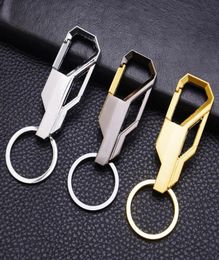 Keychains Fashion Car Keychain For Men Simple Carabiner Shape Key Chain Climbing Hook Rings Zink Alloy Gift Auto Interior2677538