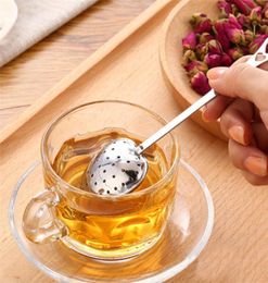 Spring Tea Time Heart Tea Infuser Convenience HeartShaped Stainless Steel Tea Tools Herbal Spoon Ball Loose Leaf Philtre with Chai8009507