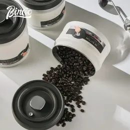 Storage Bottles Vacuum Seal Coffee Beans Canister Airtight Stainless Steel Kitchen Food Container For Tea 750/1100/1600ml