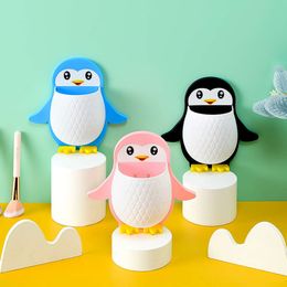 New Cartoon Makeup Box Dormitory, Bathroom, No Punching Penguin Storage Rack