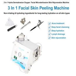 Multi-Functional Beauty Equipment 3 In 1 Oxygen Therapy Facial Oxygen Bio Diamond Dermabrasion Machine Blackhead Remover Skin Rejuvenation W