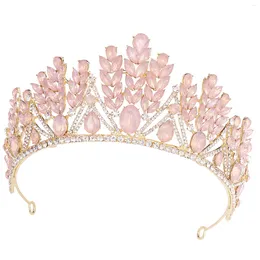 Hair Clips Rhinestones Crowns Jewelry Princess Party Prop Luxurious Ornament For Masquerade Ball Banquet Cosplay AIC88