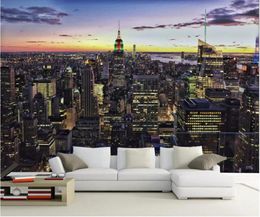 Wallpapers Custom Po Mural 3d Room Wallpaper City Of Tall Building Landscape Painting Wall Murals For Living Walls 3 D