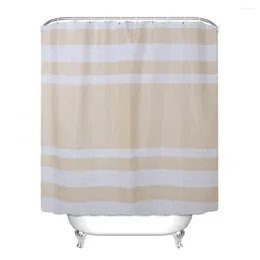 Shower Curtains Waterproof Curtain For Home - Extra Thick Mould Proof Exquisite Craft Ivory Coffee A 180 180CM