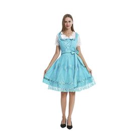 Ethnic Clothing S-5XL Beer at the German Fashion Festival Bavarian Girls Dress Womens Printed Dress Three piece Holiday Party Premium Beer DressL2405