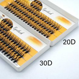 False Eyelashes 30D Mink eyelashes 1 box/60 lashes personal eyelash extensions natural 3D Russian makeup tool Cilia Q240510