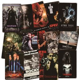 Movie Metal Poster Plaque Vintage Film Tin Sign Wall Decor for Man Cave Bar Pub Club3363537