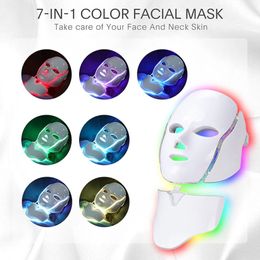 Led Skin Rejuvenation Electric 7 Colour Led Light Pdt Mask Skin Care Beauty System For Neck Face And Neck Face