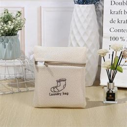 Laundry Bags Polyester Net Zip Washing Machine Bag Various Styles Storage Special Mesh High-end Embroidered Underwear Wash