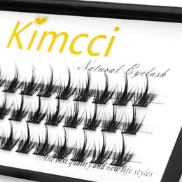 False Eyelashes Kimcci 36 Section Eyelash Bundle Natural 3D Russian Roll Personal Sable Extension Q240510