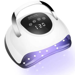 Nail Dryers 220W Sun X9 MAX Nail Lamp For UV LED 57 LEDS Drying Lamps With 4 Timer Auto Sensor Equipment for Professional Gel Polish T240510