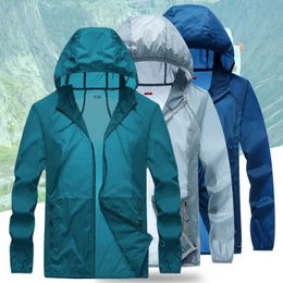 Men's Casual Shirts Sunshine protective clothing mens UV protection breathable hooded jacket outdoor hiking camping fishing jersey Q240510