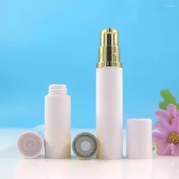 Storage Bottles 5ML 10ml15ml White Airless Bottle Vacuum Pump Lotion Emulsion Serum Sample Eye Essence Moisture Skin Care Sprayer Toner