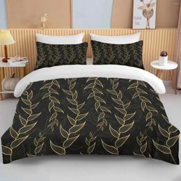 Bedding Sets Botanical Flower Double Bed Duvet Cover European Home Textiles Luxury Pillow Cases Bedroom