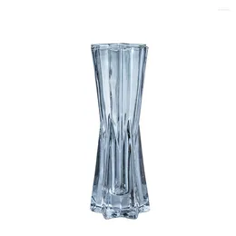 Vases Colourful Glass Vase Decoration Transparent Living Room Large Flower Arrangement Creative Desktop Hydroponic Ware