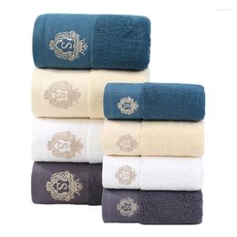 Towel Cotton Set Embroidered Bath Room Beach Gym Gifts Home For Adult Hand