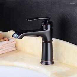 Bathroom Sink Faucets European Black Antique Faucet Washbasin Cold And Water Basin