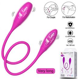 Other Health Beauty Items Toys Dual Head Dildo Vibrator for Women Vagina Marbators Clitoris Stimulator Vibrators Egg Adult Toy For Couple Man T240510