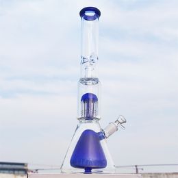 18 Inch Heady Glass Bong Heavy Thick Multi Colour Beaker Bong Ice Catcher Jellyfish Philtre Hookah Glass Bong Dab Rig Recycler Water Bongs 18mm US Warehouse