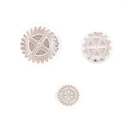 Baking Moulds 3pcs Gear Shape Fondant Plunger Accessories DIY Stamp Decorating Tool Cake Mould Cookie Cutter Biscuit Embossing Press