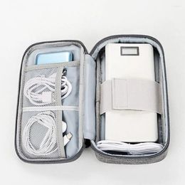 Storage Bags Data Line Bag Opening Waterproof Hard Disk Power Bank Pouch Travel Accessory