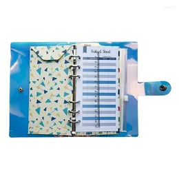 Gift Wrap 1 Set Creative Budget Sheet Cash Envelopes Kit Unique Pattern Waterproof Storage Bag For