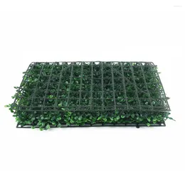 Decorative Flowers Miniature Green Grass Square Artificial Lawn Plastic Plant Home Wall Fake Dollhouse Simulation Ornament Top