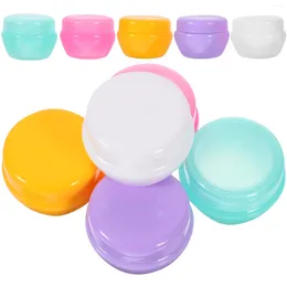 Storage Bottles 10 Pcs Face Cream Travel Jar Eye Container Empty Bottle Refillable Makeup Dispenser With Lids Pack