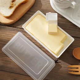 Storage Bottles Butter Fresh-keeping Box With Lid Sealed Refrigerator Split Cut Cheese