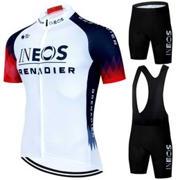 Fans Tops Tees INEOS Bicycle Clothing Mtb Mens Equipment Professional Shirt Parachute Summer jersey bib Tricuta Q240511