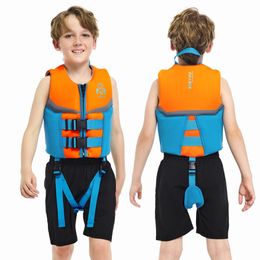Kids Buoyancy Snorkel Vests Life Jacket for Children Swim Vest for Boys and Girls Swimsuit Flotation Swimming Aid 240507