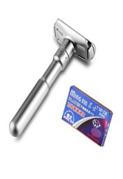 Adjustable Safety Razor Double Edge Classic Mens Shaving Mild 16 File Hair Removal Shaver4391454