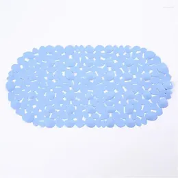 Bath Mats Durable Rectangle Soft Suction Cup Non-slip Bathtub Carpet Pvc Anti-skid Shower Bathroom Massage Mat Sucker Type