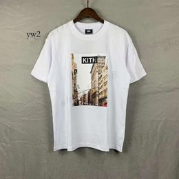 kith Designer T Shirt short sleeve Luxury Major brand Rap Classic Hip Hop Male Singer Wrld Tokyo Shibuya Retro Street Fashion Brand T-shirt bd29