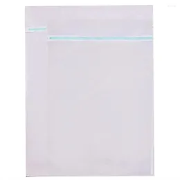 Laundry Bags Polyester Bag Super Fine Mesh For Delicates Garments Bed Sheets Zipper Closure Reusable Washing Home