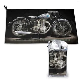 Towel Nsu Konsul Quick Dry Gym Sports Bath Portable Motorcycle Motorbike Classic Vintage Old Motoring Transport Historic German