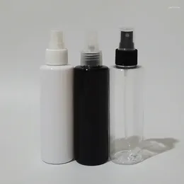 Storage Bottles 30pcs 150ml Travel Empty White Clear Black Bottle PET Container With Sprayer Fine Mist Spray Cosmetic Packaging