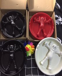 Trendy 16cm KAWS Ashtrays 1950 Companion Gallery Original Fake Ceramics Ashtrays Tabletop Arts Crafts Items Storage Tray1455714