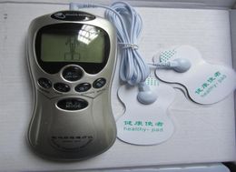 2 in 1 Full Body Shaper Slimming Tens Acupuncture Digital Therapy Massager Machine Massager corporal with 2 Electrode Pads2819437