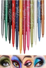 Professional 12 Colours Eyeliner Shimmer Eyeshadow Glitter Lip Pencil Pen Cosmetic Makeup Set5261259