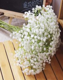 Home Decorative Arts And Crafts Bouquet Of Flowers HighGrade Artificial All Over Babysbreath Emulators Plants Wreaths9859553
